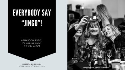 Friday 6.15pm: EVERYBODY SAY - JINGO!