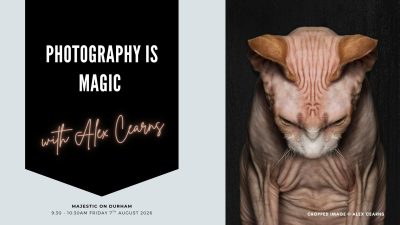 Friday 9.30am: PHOTOGRAPHY IS MAGIC - Keynote Speaker, Alex Cearns OAM