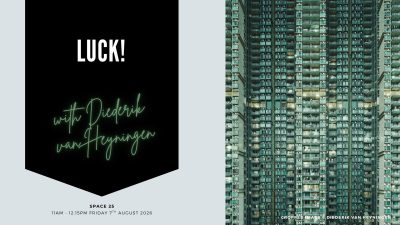 Friday 11am: LUCK! with Diederik van Heyningen