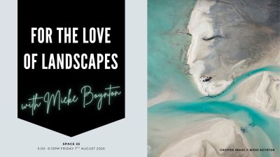 Friday 5pm: FOR THE LOVE OF LANDSCAPES with Mieke Boynton